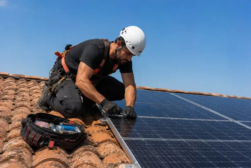 Maintenance et monitoring de panneaux solaires à Sanguinet