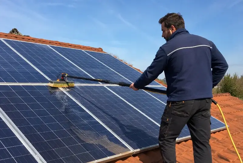Nettoyage et entretien de panneaux solaires à Sanguinet